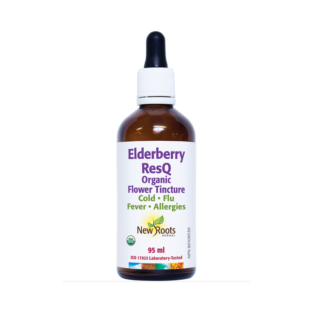 New Roots - Elderberry ResQ Flower Tincture | 95 mL