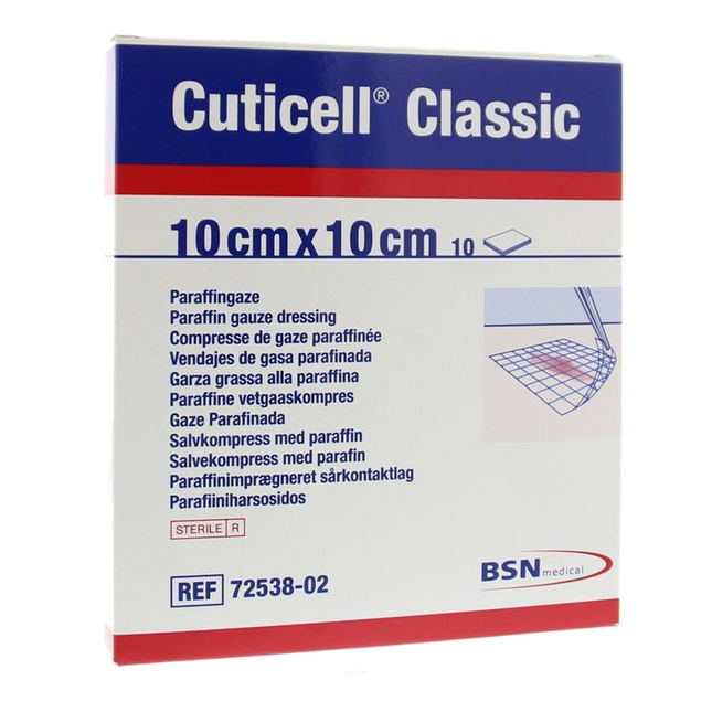 Cuticell - 10x10CM Classic Gauze Dressing | 10 Individual Packs