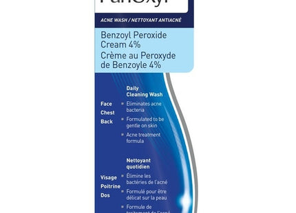 PanOxyl - Benzoyl Peroxide Cream 4 % - Daily Cleansing Acne Wash | 85 g