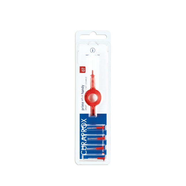Oral Science - Curaprox Interdental Brush CPS 07 | 5-Pack + Holder
