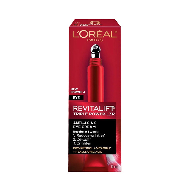 L'Oréal Revitalift - Crème contour des yeux anti-âge Triple Power LZR | 15 ml