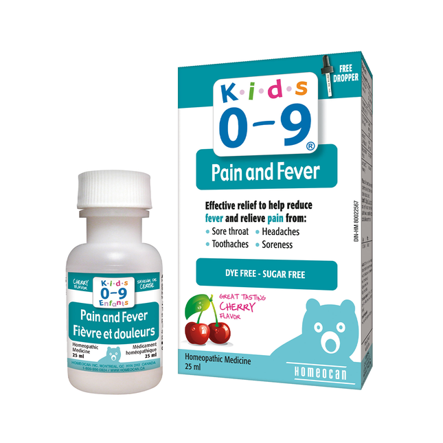 HOMEOCAN - Kids 0-9 Pain & Fever | 25 mL