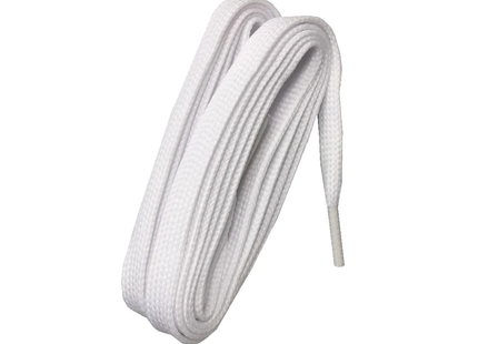M&B - Sport Flat Laces 114 cm/45", White | 1 Pair