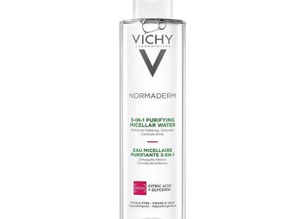 Vichy - Normaderm 3-In-1 Purifying Micellar Water | 200 mL