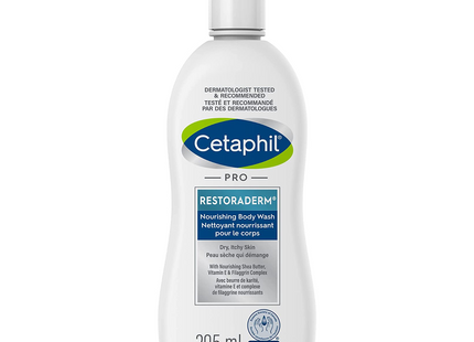 Cetaphil - PRO RestoraDerm Nourishing Body Wash - Dry, Itchy Skin | 295 ml