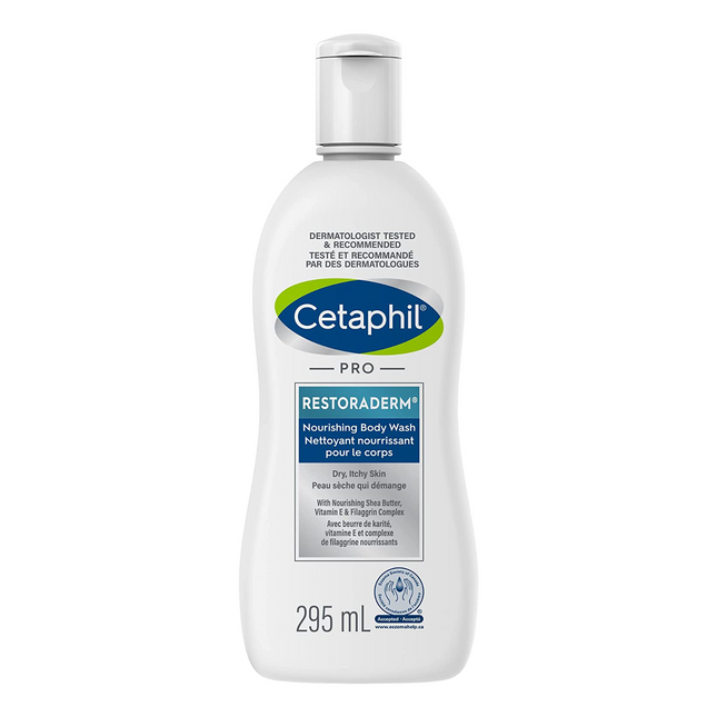 Cetaphil - PRO RestoraDerm Nourishing Body Wash - Dry, Itchy Skin | 295 ml