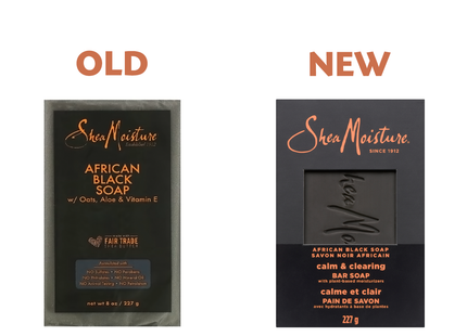 Shea Moisture - African Black Soap with Oats, Aloe & Vitamin E | 227 g