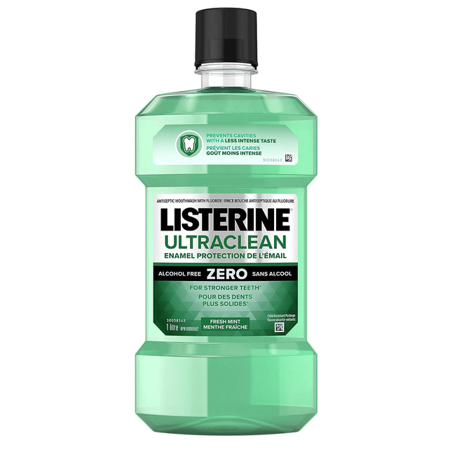Listerine - Protection de l'émail Ultraclean - Menthe Fraîche | 1 litre