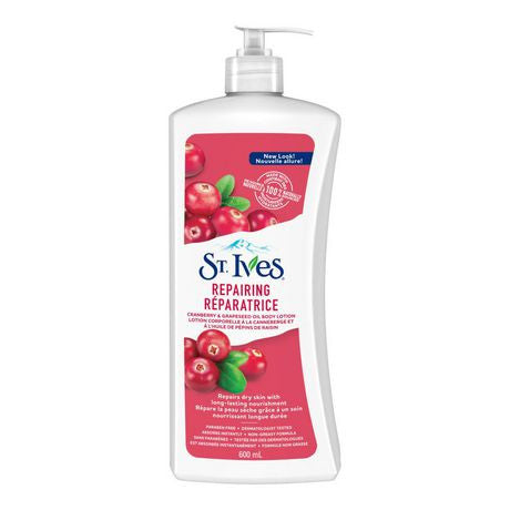 St. Ives Repairing Cranberry & Grapeseed Oil Body Lotion | 600 ml