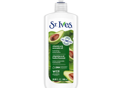 St. Ives - Hydrating Vitamin E & Avocado Oil Body Lotion | 600 mL