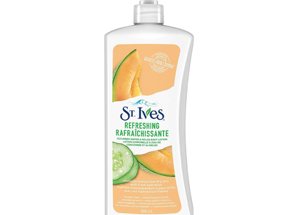 St. Ives - Lotion corporelle rafraîchissante au concombre et au melon | 600 ml
