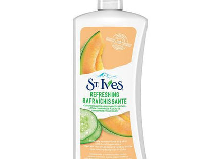 Lotion pour le corps rafraîchissante à l'eau de concombre et au melon St. Ives | 600 ml