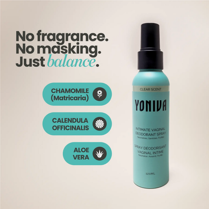 YONIVA - Vaporisateur Nettoyant Parfum Neutre | 120 mL