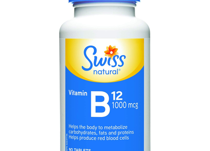 Swiss Natural - Vitamin B12 500 MCG | 90 Tablets