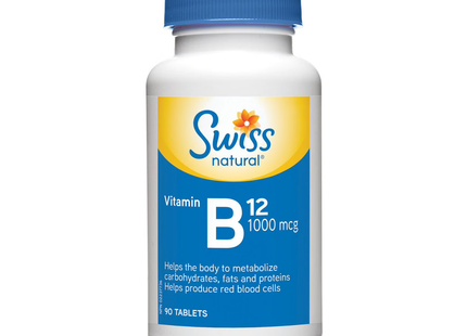 Swiss Natural - Vitamin B12 1000 mcg | 90 Tablets