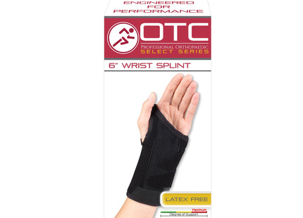 OTC - Attelle de poignet noire de 6 pouces