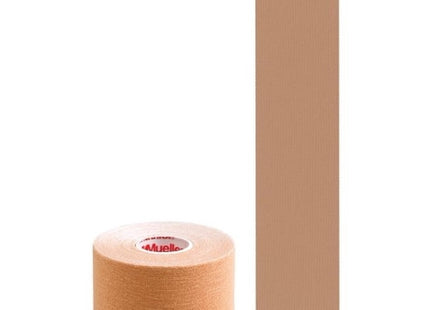 Mueller Sport Care - Kinesiology Tape Beige | 1 Roll, 20 Pre-cut strips ( 5.0 cm X 24.7 cm )