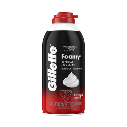 Gillette - Mousse à raser Foamy Regular | 311 g