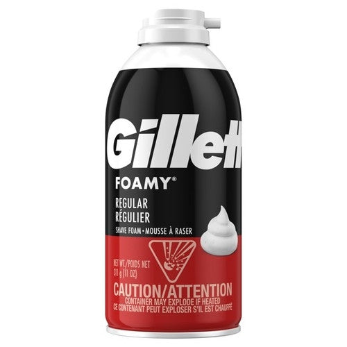 Gillette - Foamy - Mousse à raser régulière | 311g