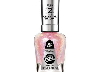Sally Hansen - Miracle Gel Nail Polish Special Effect Top Coat Nail Polish Collection | 14.7 mL