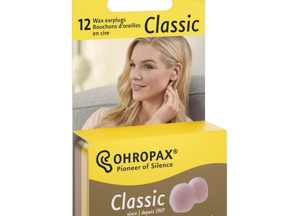 Ohropax - Classic Wax Earplugs | 6 Pairs