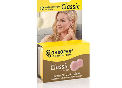 Ohropax Classic Wax Earplugs | 6 Pairs