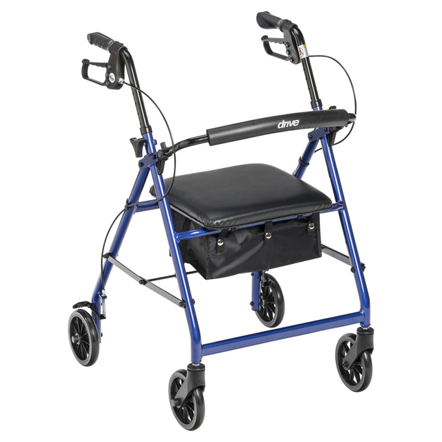 Déambulateur Drive en aluminium, roulettes de 6 po