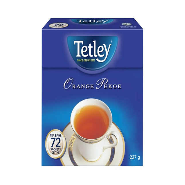 Tetley - Orange Pekoe | 72 Tea Bags