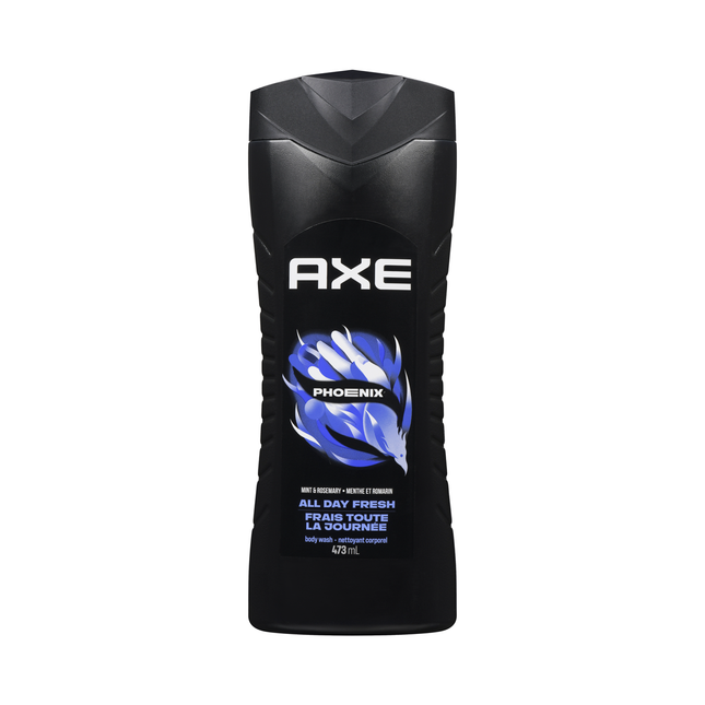 Axe - Phoenix Gel Douche Parfum Rafraîchissant 12H - Menthe & Romarin Broyés | 473 mL