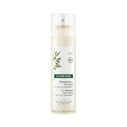 Klorane - Ultra Gentle Dry Shampoo with Oat Milk for All Hair Types | 150 mL