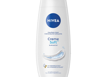 Nivea Crème nettoyante douce pour le corps à l'huile d'amande pour une peau propre et saine | 500 ml 