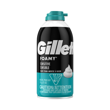 Gillette - Mousse à raser Foamy Peaux Sensibles | 311 g