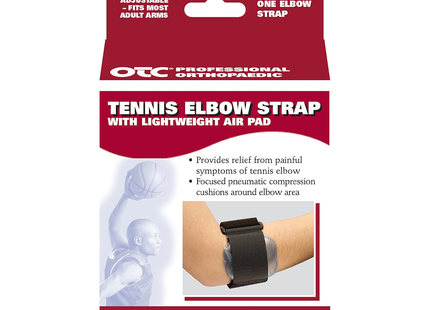 OTC - Tennis Elbow Support/Air Pad, Black | Universal