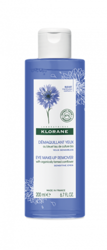 Klorane - Eye Make-up Remover with Organic Cornflower for Sensitive Eyes  | 200 ml