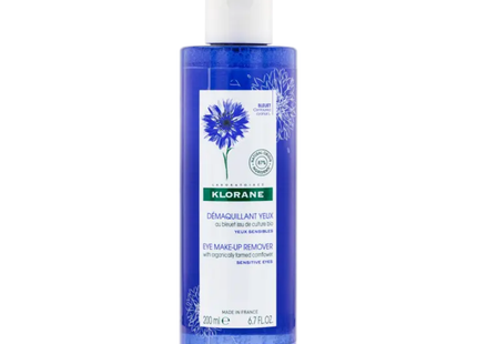 Klorane - Eye Make-up Remover with Organic Cornflower for Sensitive Eyes  | 200 ml