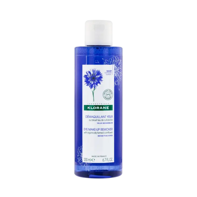 Klorane - Eye Make-up Remover with Organic Cornflower for Sensitive Eyes  | 200 ml