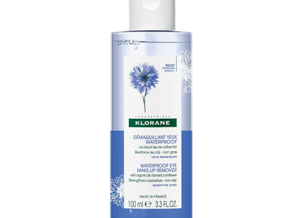 Klorane - Démaquillant Yeux waterproof au Bleuet Bio Yeux Sensibles | 100 ml