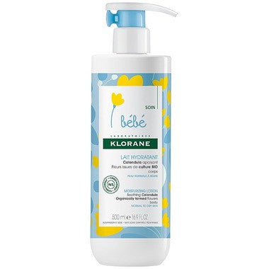 Klorane BeBe - Moisturizing Lotion with Calendula - for the Body - Normal to Dry Skin | 500 mL