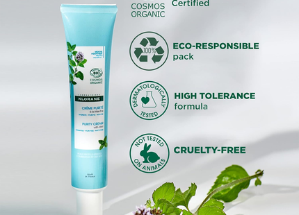 Klorane - Organic Mint Purity Cream | 40 mL