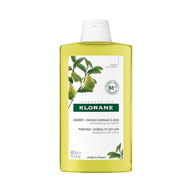 Klorane - Shampoing Purifiant aux Agrumes - pour Cheveux Normaux à Gras | 400 ml