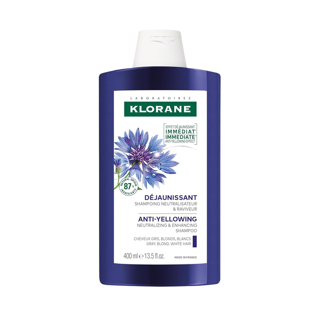 Klorane - Anti Yellowing Shampoo For Gray, Blond & White Hair | 400 mL
