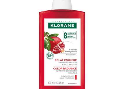 Klorane - Color Radiance Shampoo For Color Treated Hair, Pomegranate | 400 mL