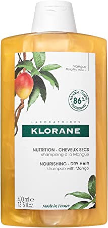 Klorane - Shampoing Nourrissant à la Mangue pour Cheveux Secs | 400 ml