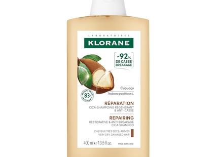 Klorane - Repairing Shampoo With Organic Cupuacu For Very Dry Damaged Hair | 400 mL