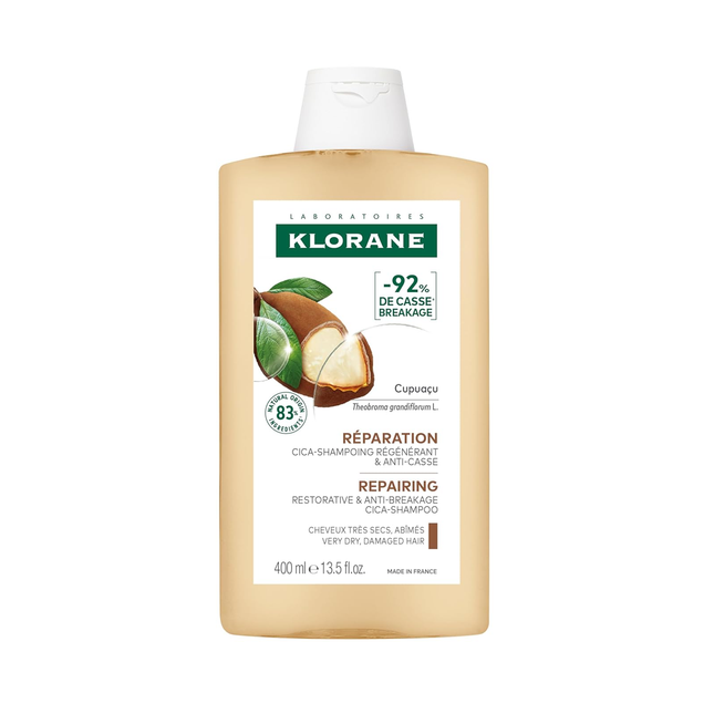 Klorane - Repairing Shampoo With Organic Cupuacu For Very Dry Damaged Hair | 400 mL