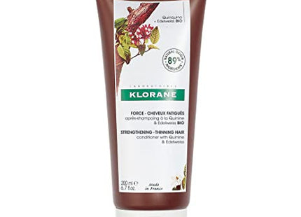 Klorane - Strengthening Conditioner with Quinine & Organic Edelweiss - for Thinning Hair | 200 mL
