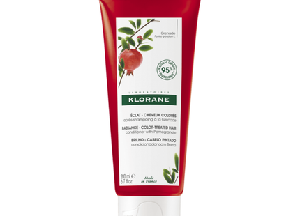 Klorane - Après-shampooing éclat à la grenade pour cheveux colorés | 200 ml