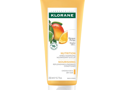 Klorane - Nourishing Conditioner For Dry Hair, Mango | 200 mL