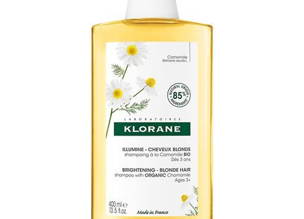 Klorane - Brightening Shampoo with Chamomile Ages 3+ for Blonde Hair | 400 mL