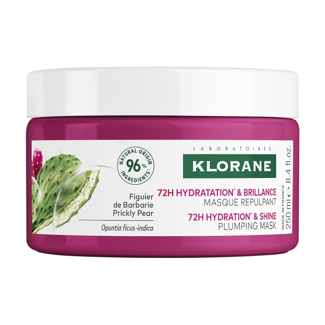 Klorane - Masque Repulpant Hydratation & Brillance 72H, Figue de Barbarie | 250 mL